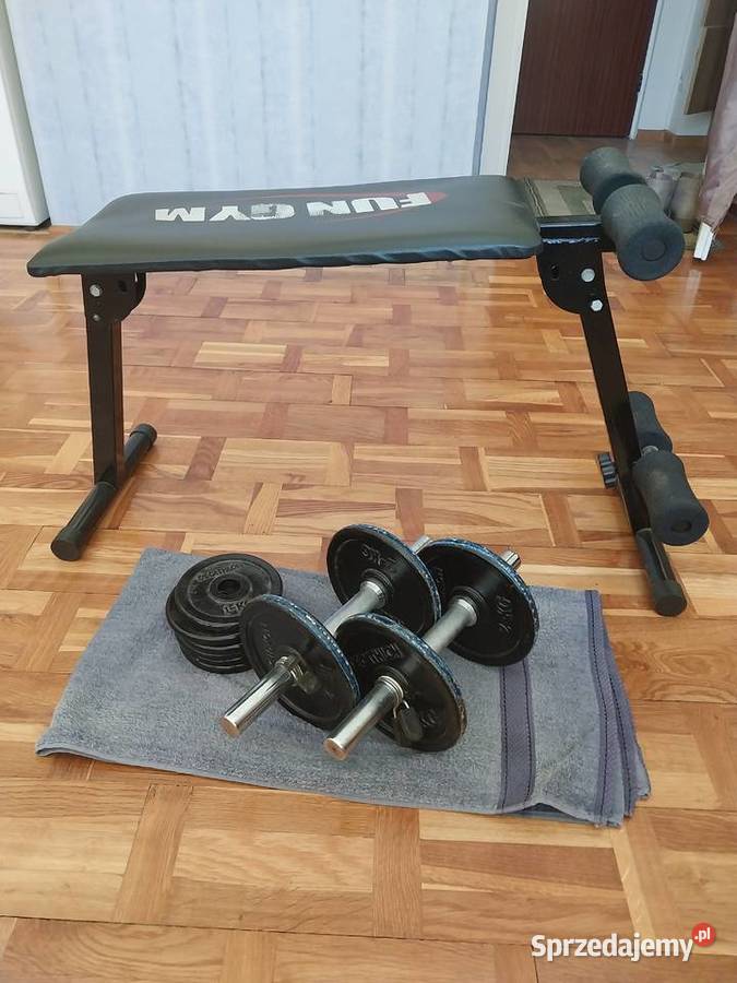 ławka treningowa i hantle Warszawa