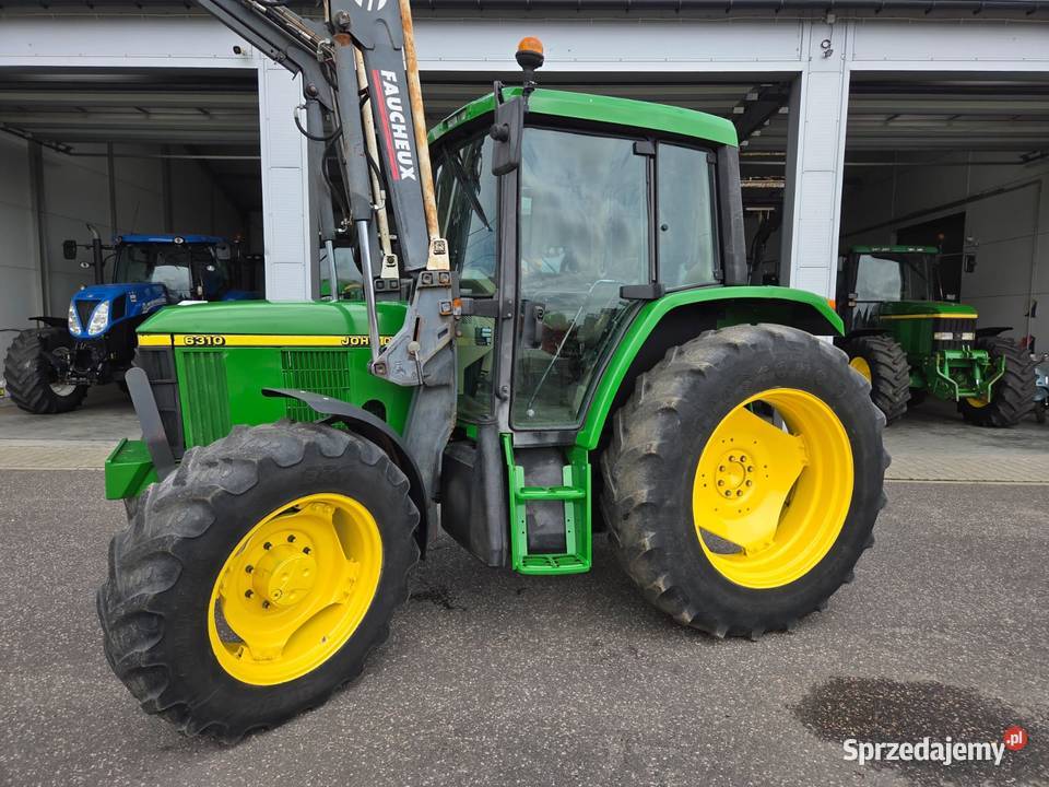 John Deere 6310 z ładowaczem Foucheux Super Stan mazowieckie Gąsewo