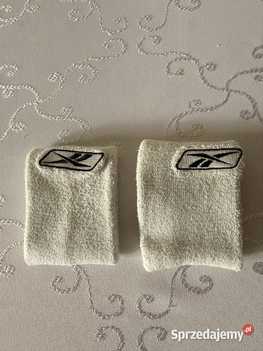 Frotki Reebok vintage lata 90 białe opaski na Czerwionka-Leszczyny