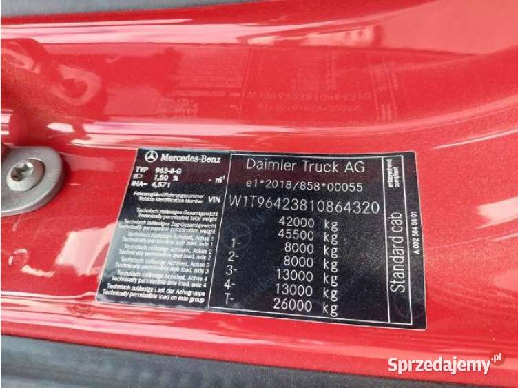 MERCEDESBENZ AROCS 4148 AK 8X84 2026 1280900 ccm