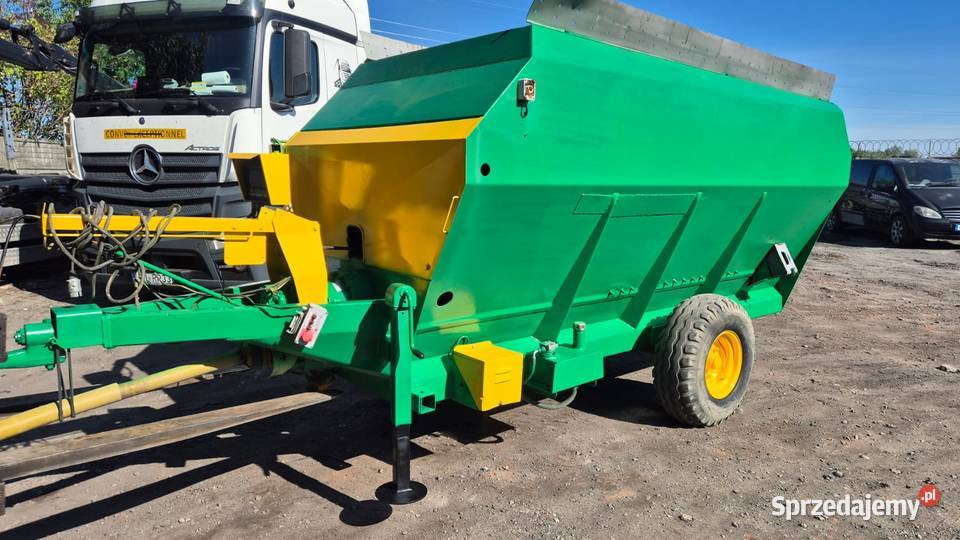 Przyczepa paszowóz mieszalnik pasz MARMIX super nieuszkodzony Pleszew