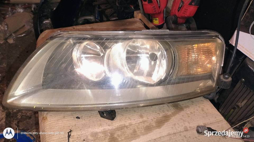 Lampa reflektor lewy przód Audi A6 C6 4F Lubin sprzedam