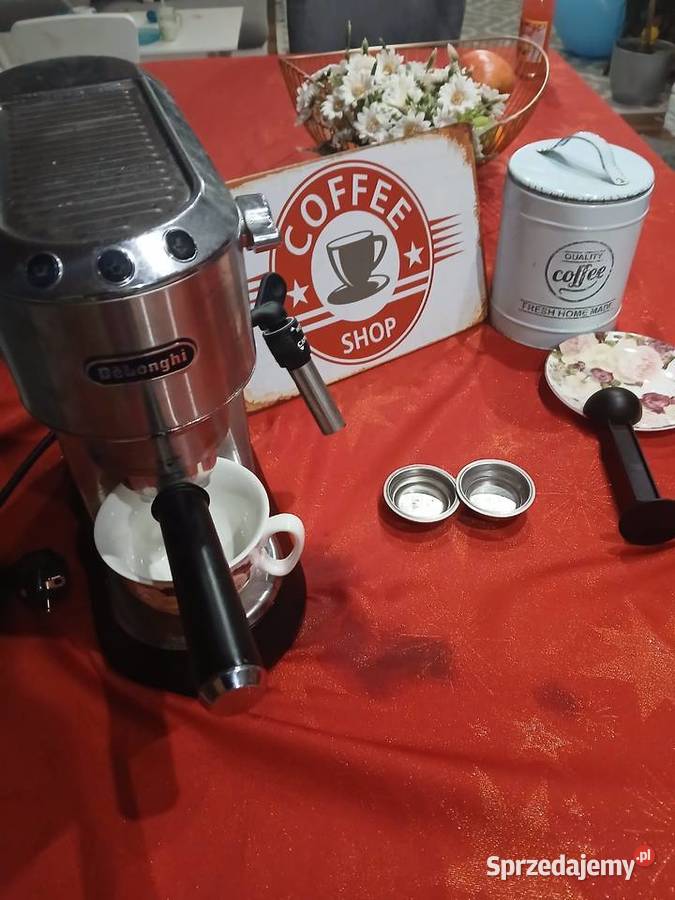 Ekspres do kawy kolbowy DeLonghi Dedica Style lubelskie Bychawka Trzecia-Kolonia sprzedam