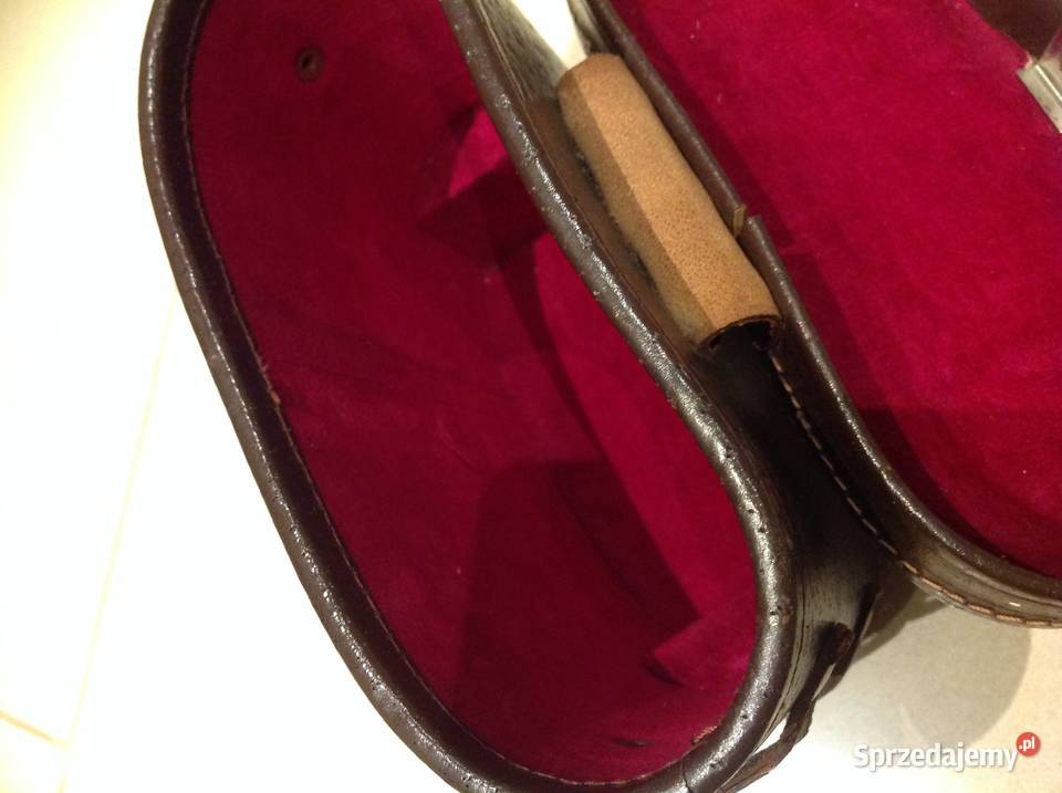 Futerał Pokrowiec Skórzany na Lornetkę STARY lubuskie Nowa Sól