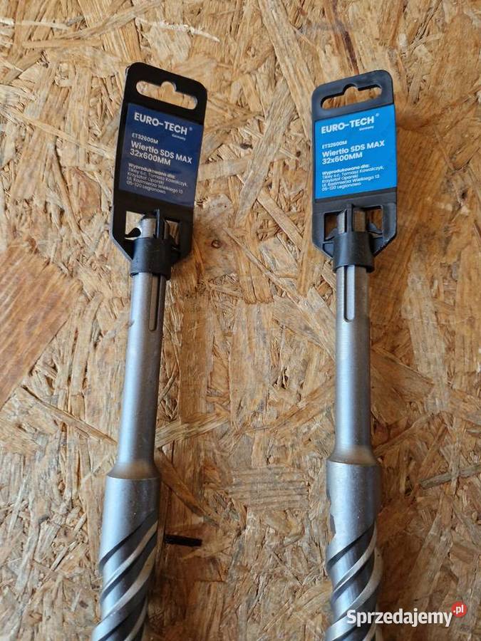 Wiertło do betonu 32mm x 600mm SDS Euro tech wielkopolskie