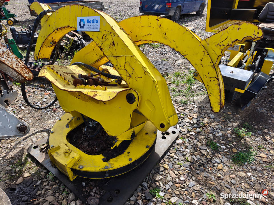 Klembank leśny z obrotnicą hydrauliczną JOST Leśnictwo łódzkie Twardosławice