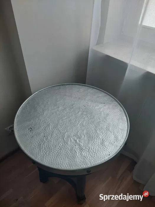 Antyk okrągły stolik z początki XX w Antyki, Sztuka, Kolekcje Warszawa
