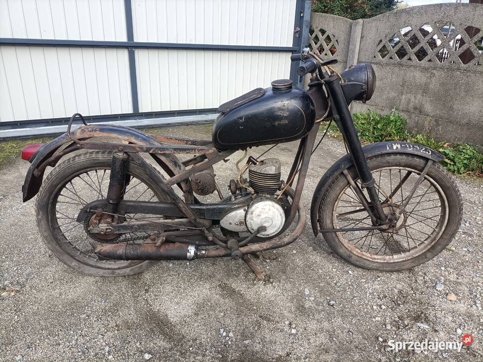 WFM 125 CZARNA 1956r oryginalny stan 1111km Padniewko sprzedam