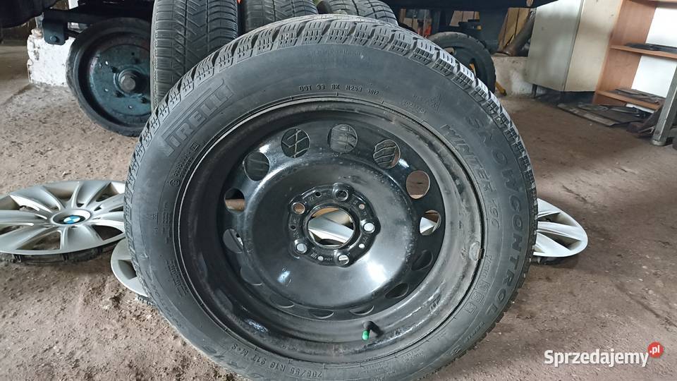 Komplet oryginalnych kół zimowych Pirelli R 16 wielkopolskie sprzedam