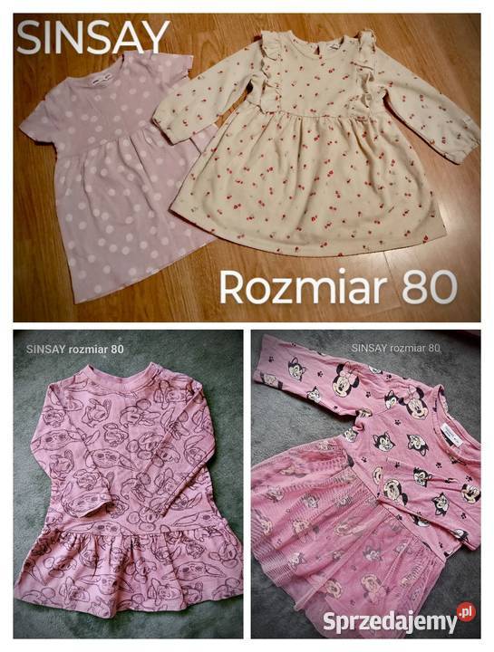 Zestaw sukienek Sinsay rozmiar 80 Sukienki i spódniczki Nysa