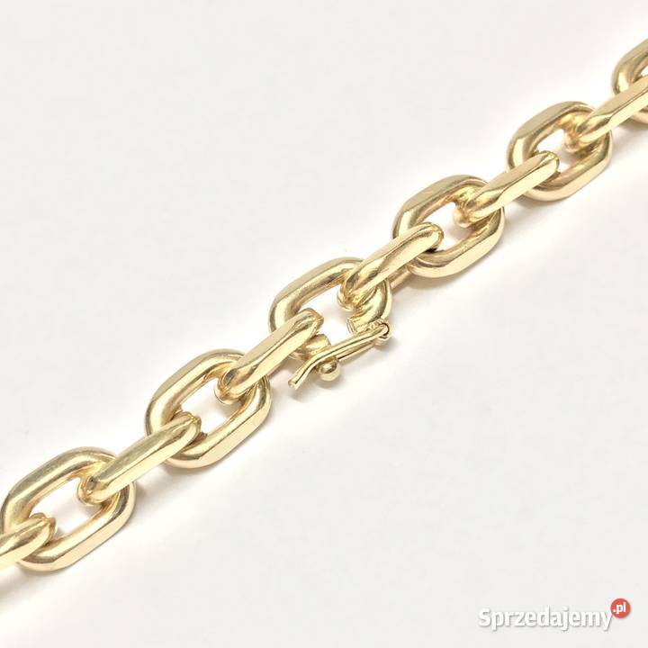 Złoty ŁAŃCUSZEK męski 14K KUTY ANKIER 62 105g złote sprzedam
