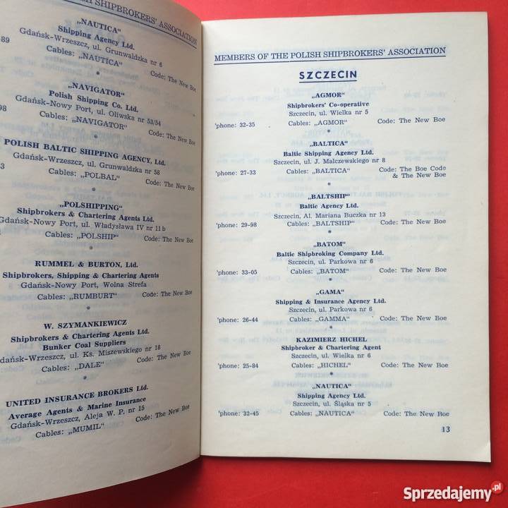 1101 Polish Ports z 1948 roku Szczecin sprzedam