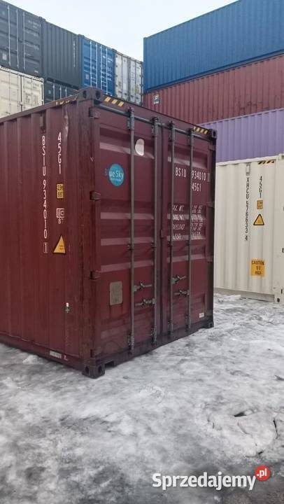 OKAZJA kontener morski używany 40HC 12m Pewny Magazynowanie Zgierz