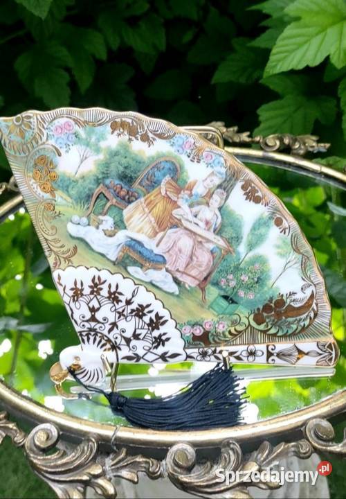 WACHLARZ PORCELANOWY COMPTON WOODHOUSE LADIES OF Porcelana i szkło Pabianice