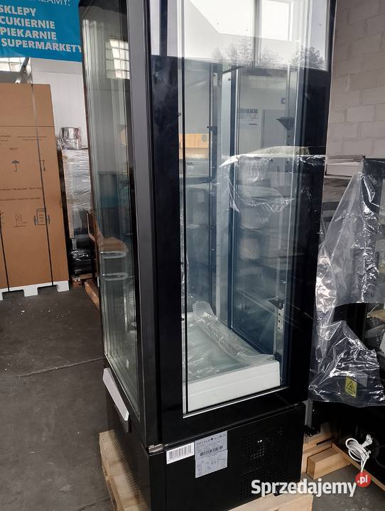 Witryna cukiernicza Słupek Tefcold NOWA CZARNA Stargard