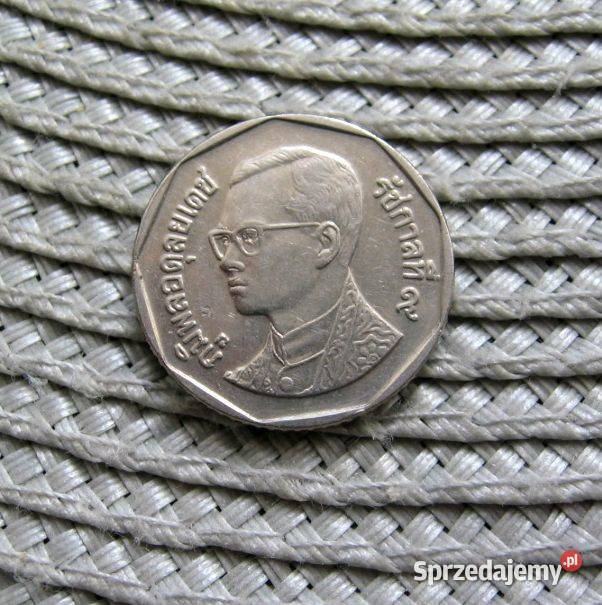 Tajlandia 5 Baht 2008r Stary i Nowy Awers Kalisz