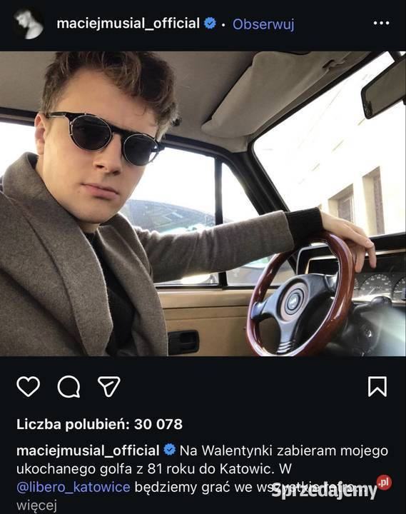 Kierownica RAID 10D drewniana z nabą z Audi 80 Skoczów