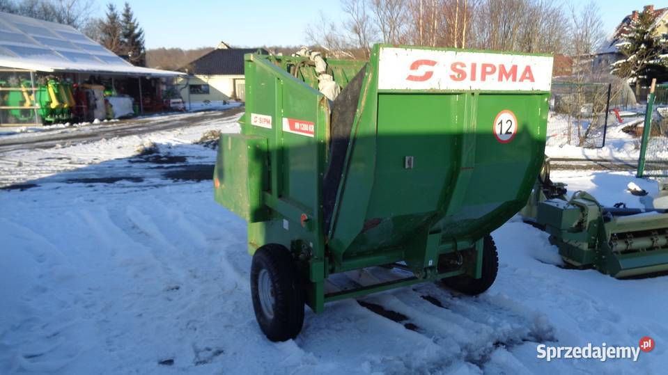Rozdrabniacz bel RB 1200 Kruk ścielarka do słomy Olszyna