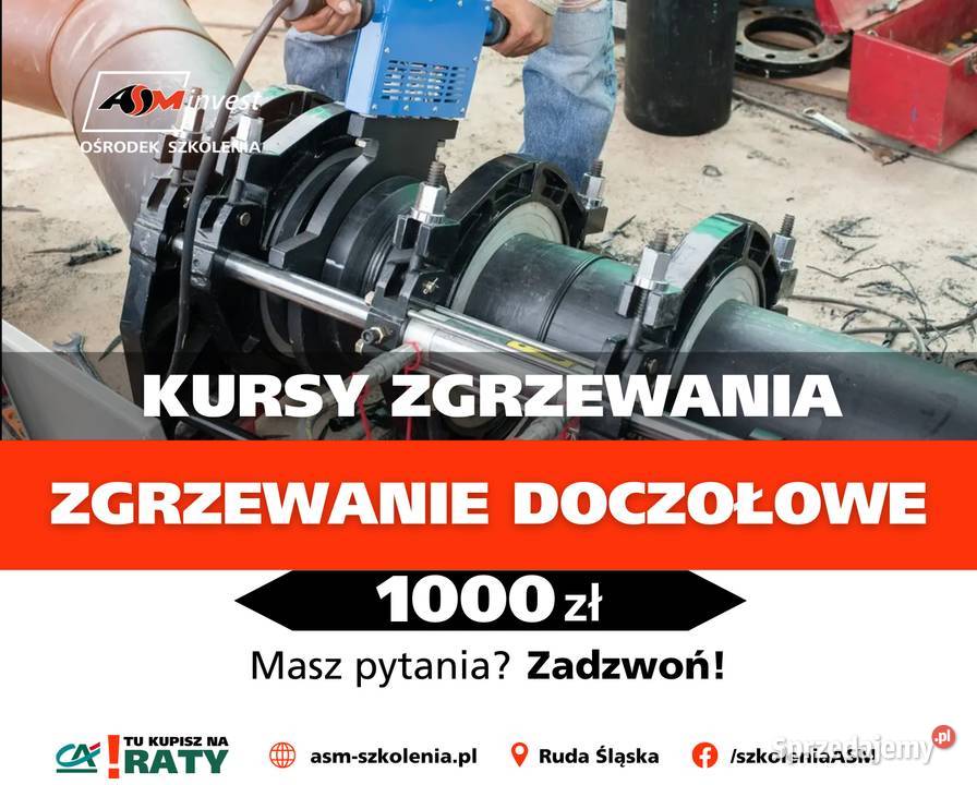 Kurs zgrzewania doczołowego plastików patelnia Ruda Śląska