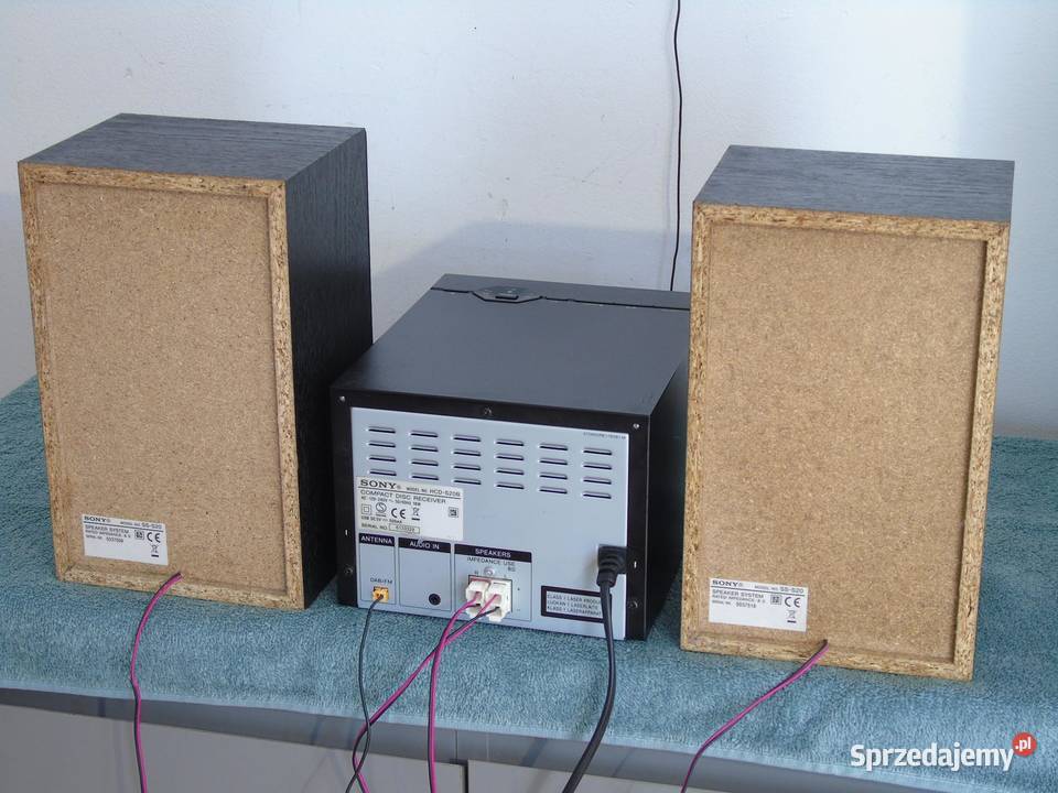 Wieża Sony USB mp3 CD RDS AUXkolumny DOSTAWA Jasło