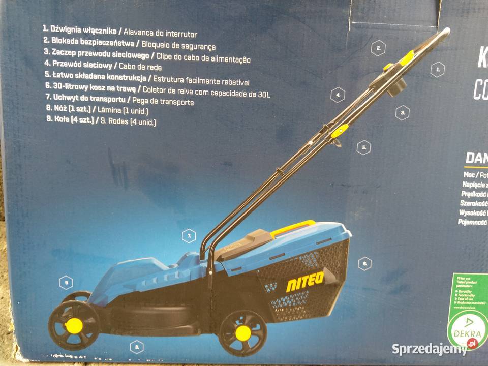 NAJTANIEJ Kosiarka Elektryczna 1200W Kosz 30L Zabrze