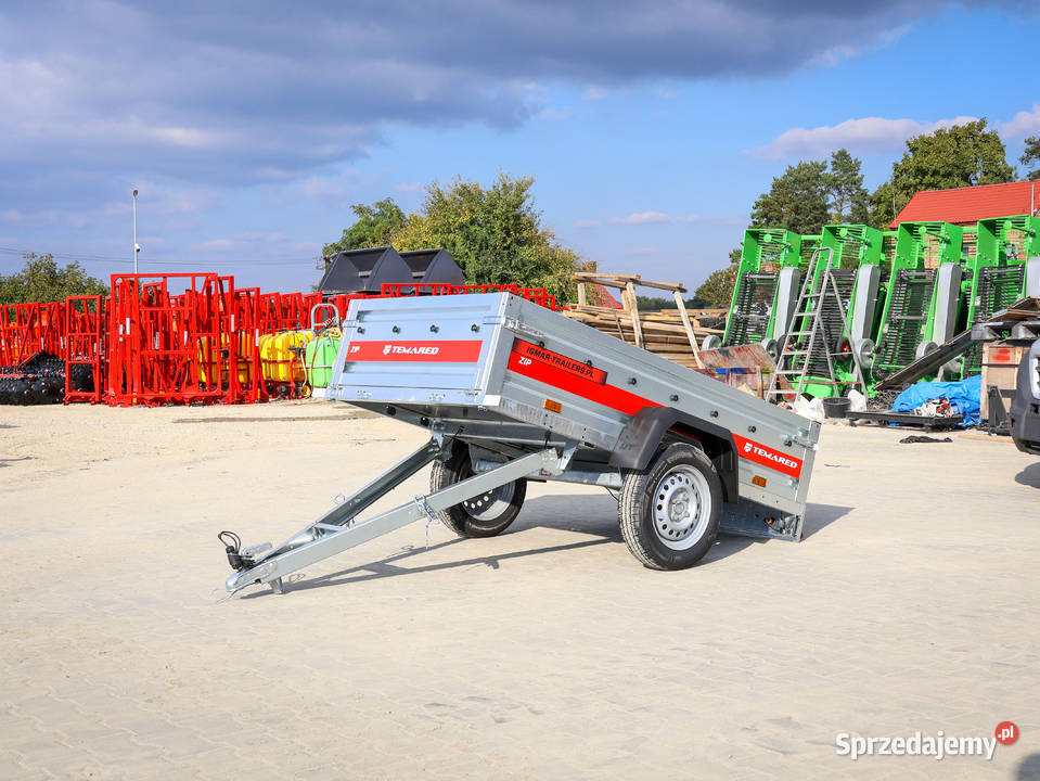 Temared ZIP 2010 KIPP przyczepa 201 x 106 z burtowe Poznań
