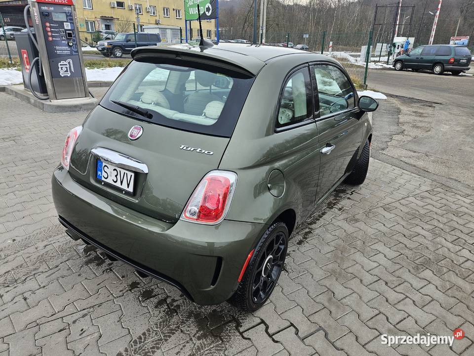 Fiat 500 14 turbo 135 automat Faktura vat 23 śląskie Turza Śląska