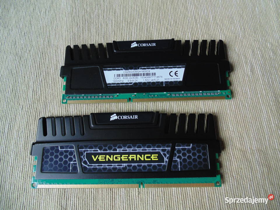 Pamięć RAM Corsair Vengeance DDR3 8GB 1600MHz Warszawa