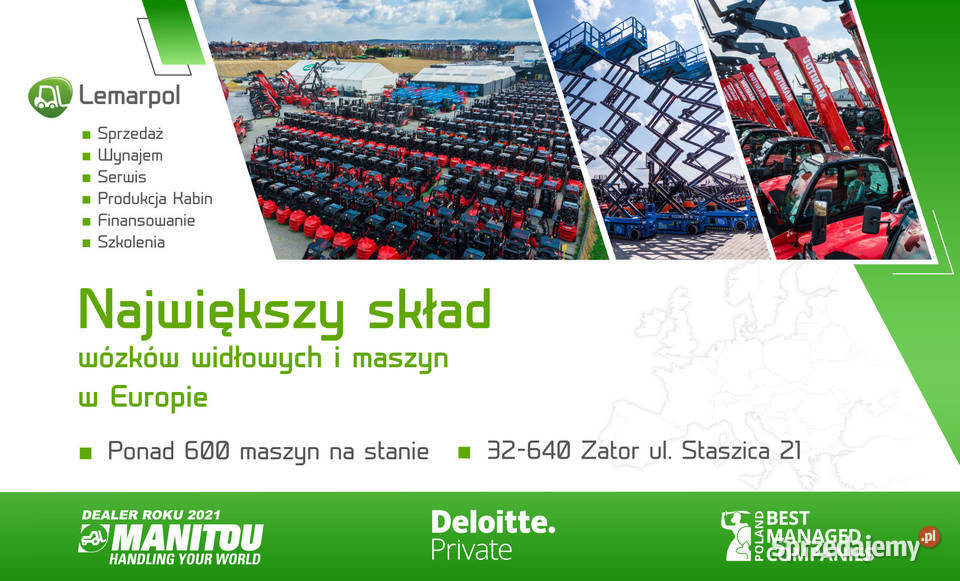Wózek widłowy terenowy Manitou MC 254 D ST5 Zator