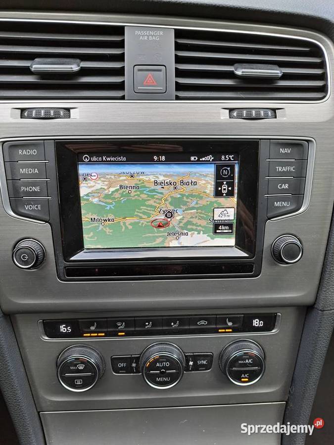 Volkswagen Golf VII 16 TDI BlueMotion NAVI manualna Żywiec