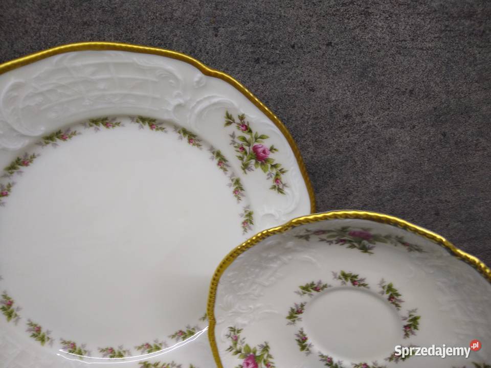 Serwis herbata Rosenthal Sanssouci Moosrose wielkopolskie