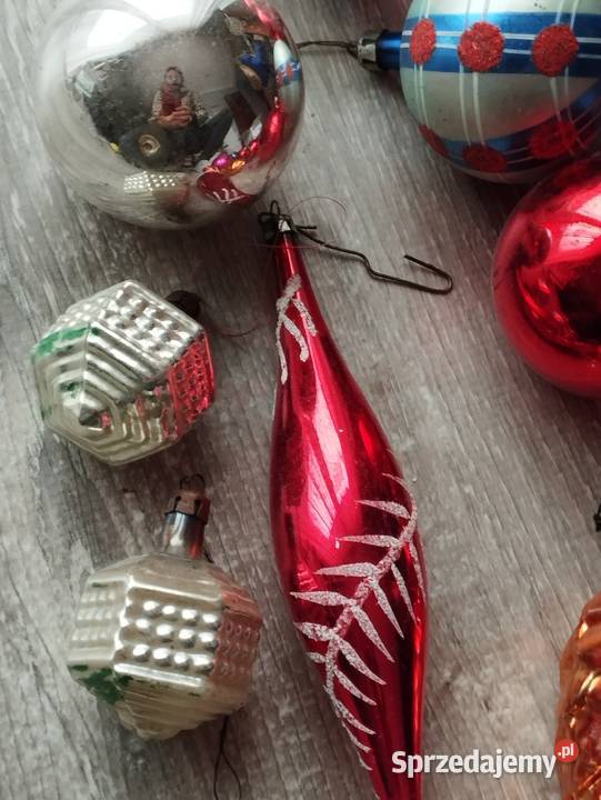 bombki szklane stare prl kolekcjonerów 39 sztuk Poznań