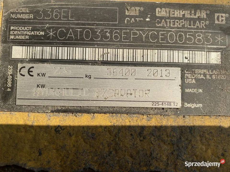 Caterpil Koparka gasienicowa Koparki Warszawa