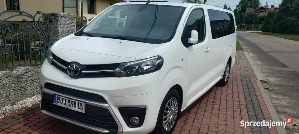 Toyota Proace Verso 9 osób 144 automat FV 23 radio śląskie Żelisławice