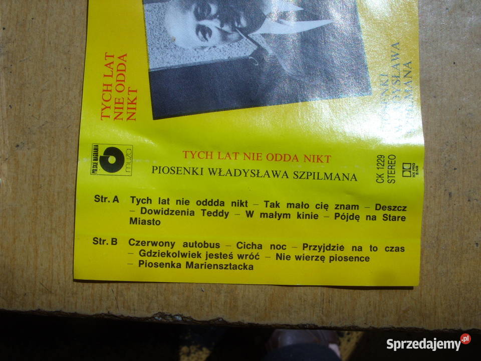 Kaseta skladanka TYCH LAT NIE ODDA NIKTW Wołów