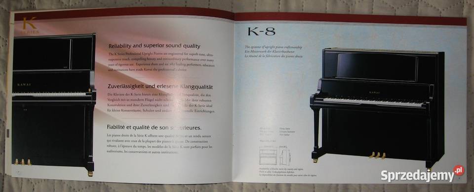 Kawai K Series Professional Upright Pianos Kępice