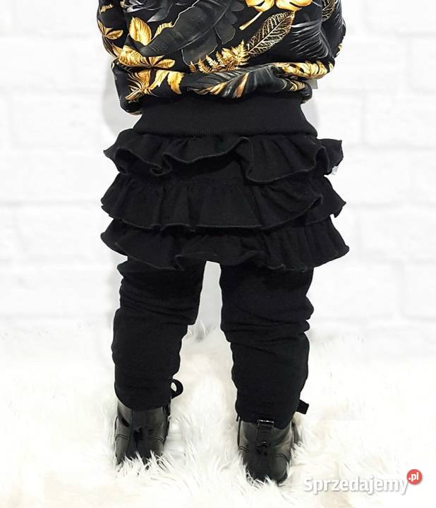 Spodnie dresowe z falbankami Miś Foch 8086 Katowice