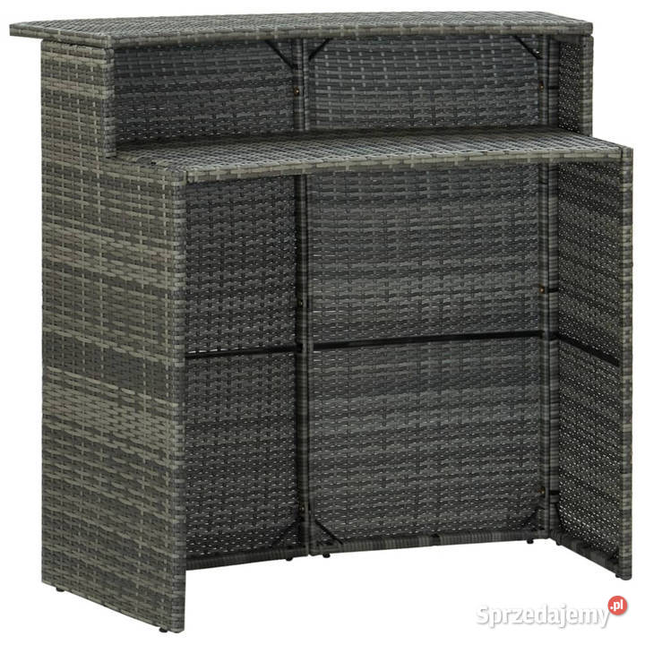Ogrodowy stolik barowy szary 120x55x110 Warszawa