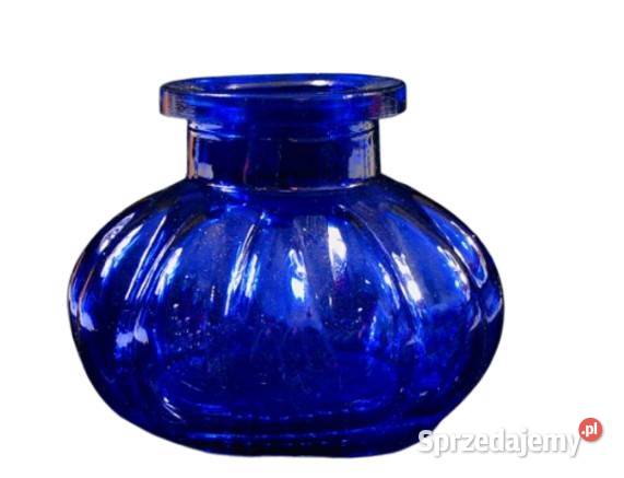 Niebieski Dzban do Sziszy Mała Butla do Fajki Ostrowy nad Okszą