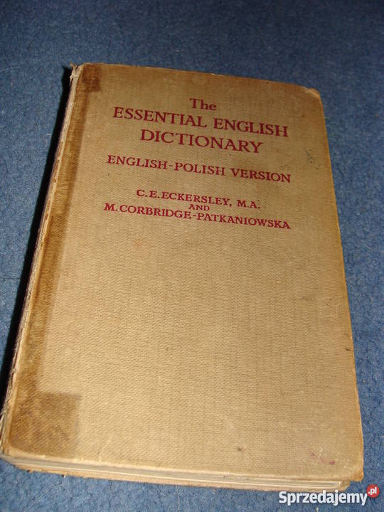 the essential english dictionary Poznań sprzedam