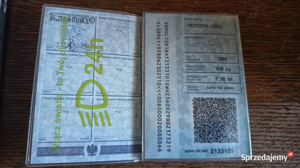 Przyczepa lekka Świdnik