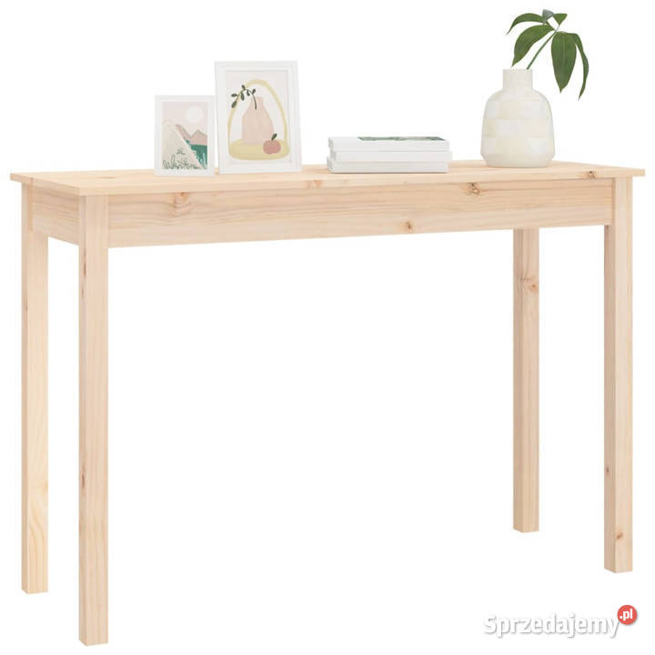 Stolik konsolowy 110x40x75 lite drewno sosnowe Warszawa