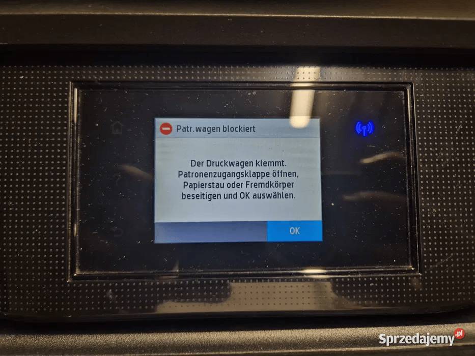 Drukarka HP Officejet Pro 6970 brak kartridży Ruda Śląska