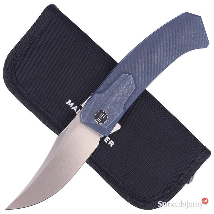 Nóż składany WE Knife Shuddan Blue Titanium Warszawa