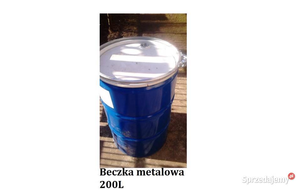 beczka 200L metalowa z deklem solidna Targówek mazowieckie