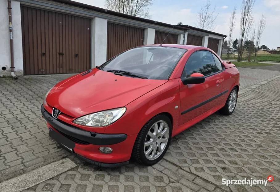 Peugeot 206 CC 16 Automat Skóra Grzane Fotele