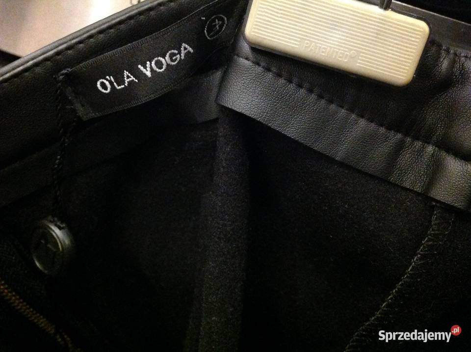 Mini Spódnica Skórzana OLA VOGA r XS Haft Nowa Nowa Sól