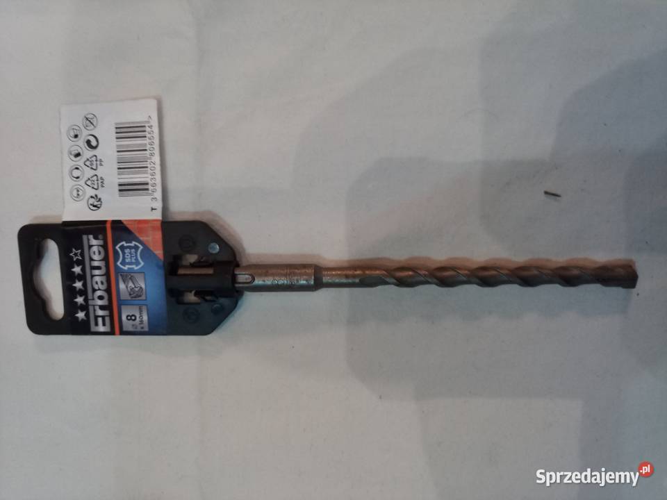 Wiertło do betonu SDS Plus ERBAUER 8x160mm Bydgoszcz