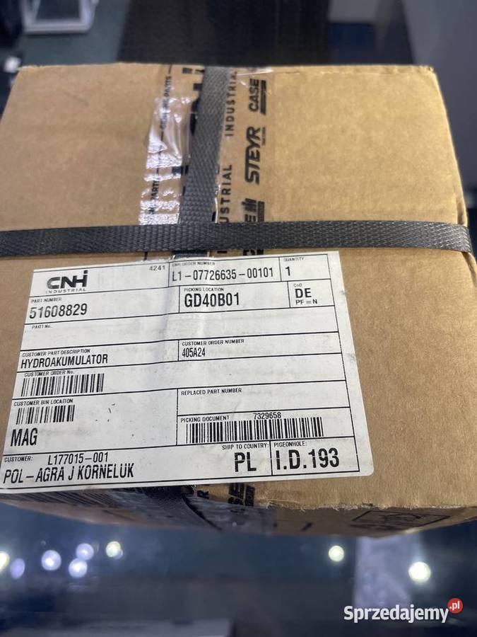 Hydroakumulator Holland do T7 51608829 Zawieszenie Płońsk sprzedam