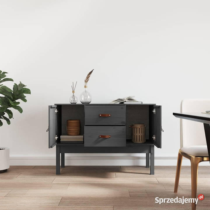 Szafka szara 110x40x78 lite drewno sosnowe mazowieckie Warszawa